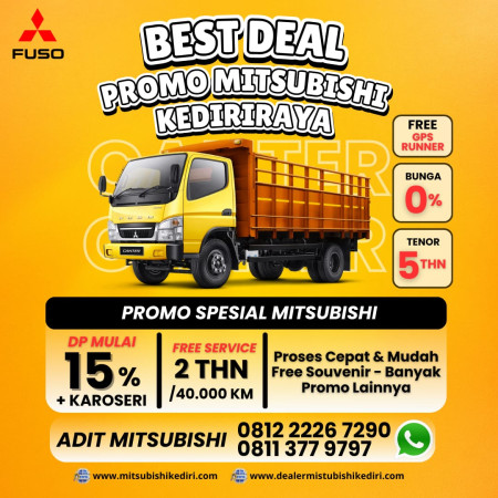 Best Deal Mitsubishi Canter Akhir Tahun 2026 - Promo Mitsubishi Kediri